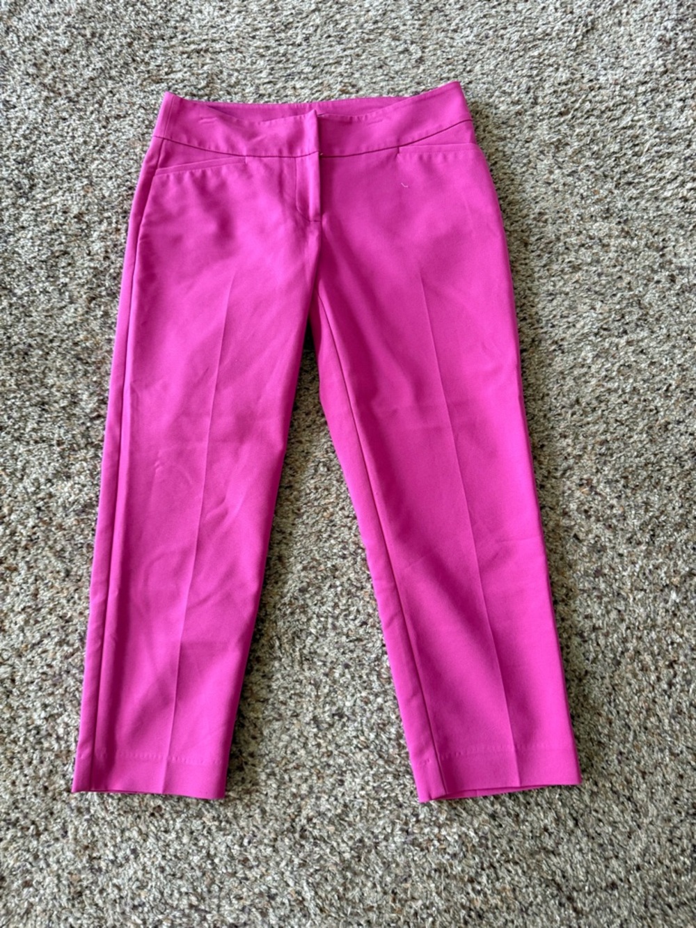 Apt. 9 Hot Pink Cropped Dress Pants
